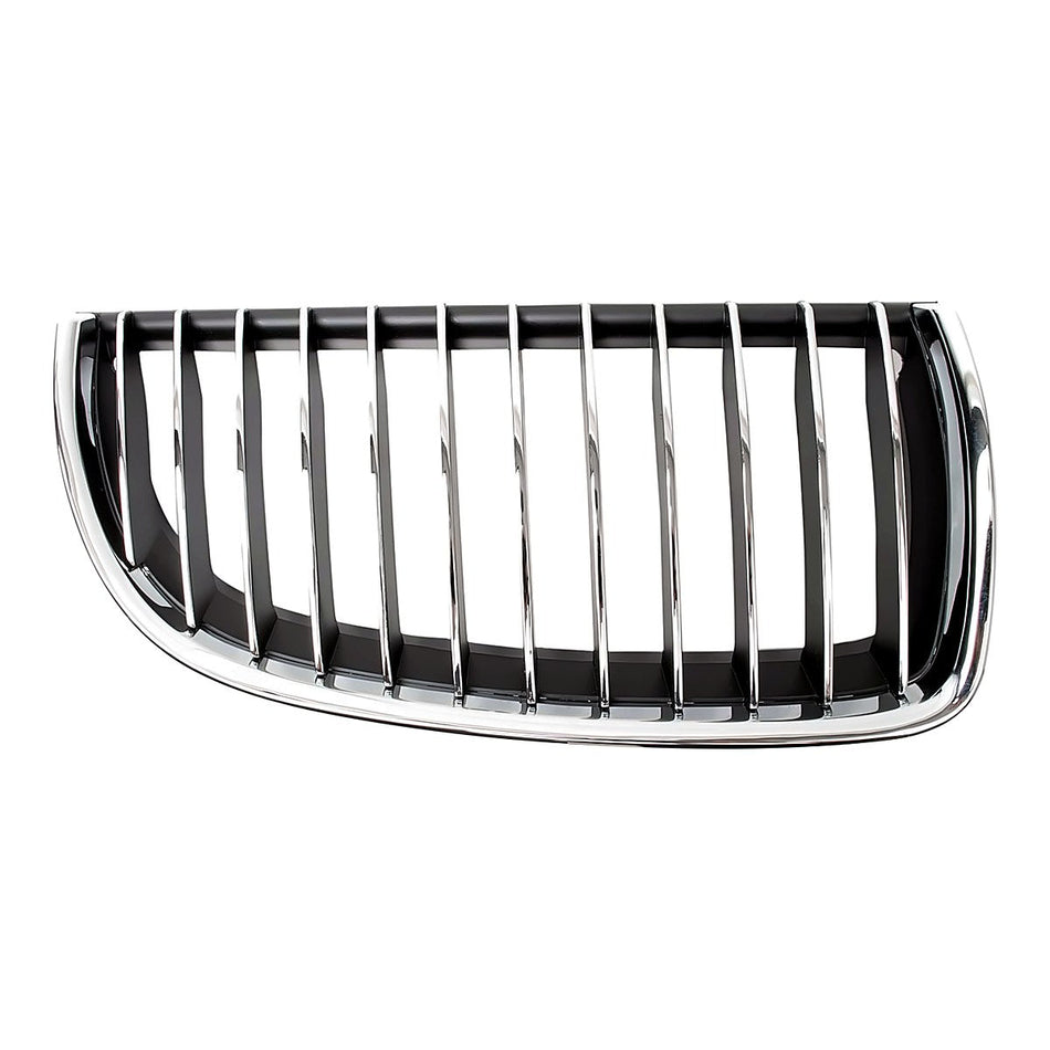 2006-2008 Bmw 3_Series_Sedan Grille Passenger Side Chrome.Black M3 2008/335I/Xi 07-08/330I/Xi 2006 – Front View (BM1200165)
