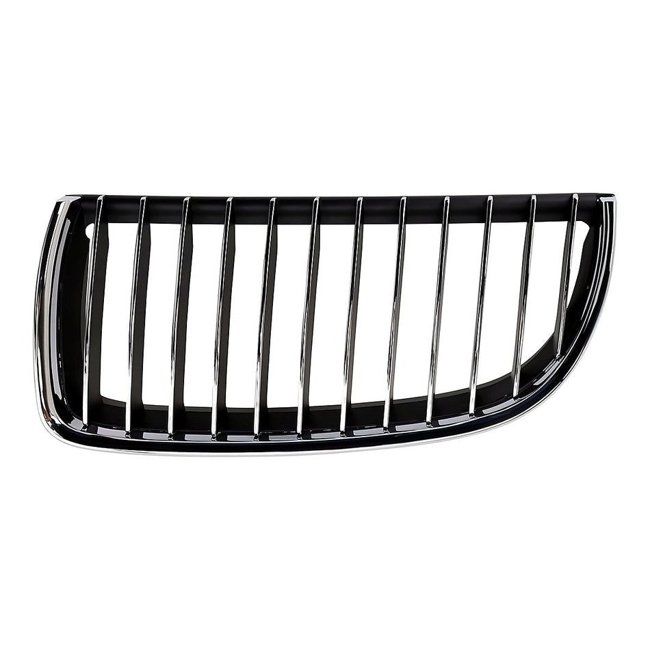 2006-2008 Bmw 3_Series_Sedan Grille Driver Side Chrome.Black M3 2008/335I/Xi 07-08/330I/Xi 2006 – Front View (BM1200166)