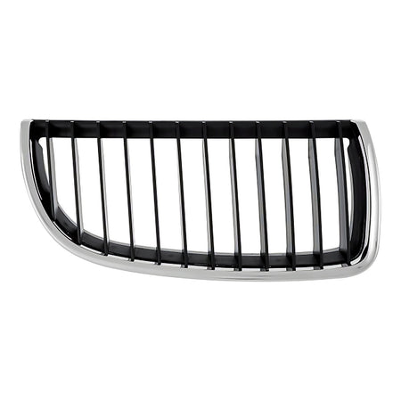 2006-2008 Bmw 3_Series_Sedan Grille Passenger Side Chrome/Black 325I/Xi/328I/Xi 06-08 – Front View (BM1200167)