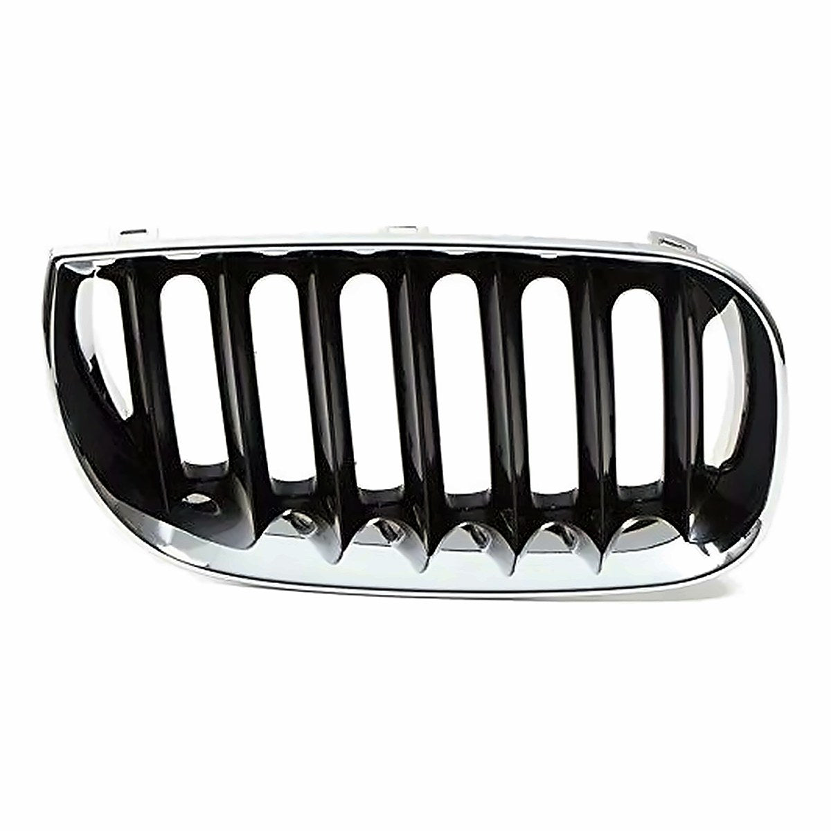 2004-2006 Bmw X3 Grille Passenger Side Chrome.Black – Front View (BM1200169)