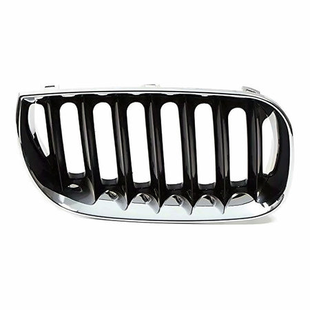 2004-2006 Bmw X3 Grille Passenger Side Chrome.Black – Front View (BM1200169)