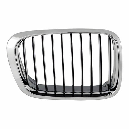 1999-2001 Bmw 3_Series_Sedan Grille Passenger Side Chrome.Black – Front View (BM1200179)