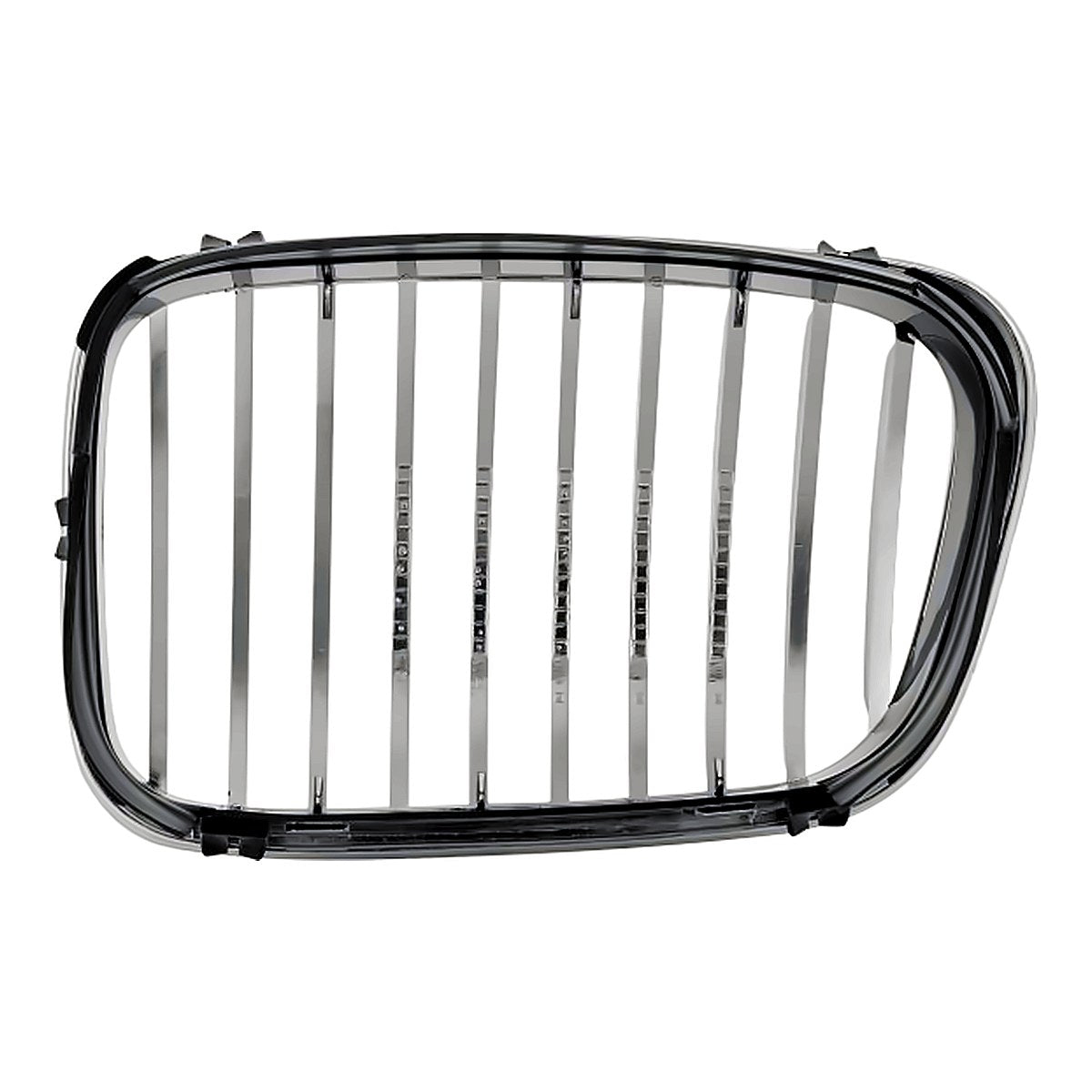 1999-2001 Bmw 3_Series_Sedan Grille Passenger Side Chrome.Black – Back View (BM1200179)