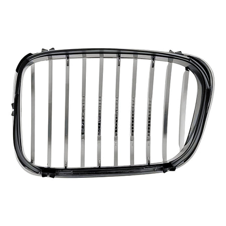 1999-2001 Bmw 3_Series_Sedan Grille Passenger Side Chrome.Black – Back View (BM1200179)