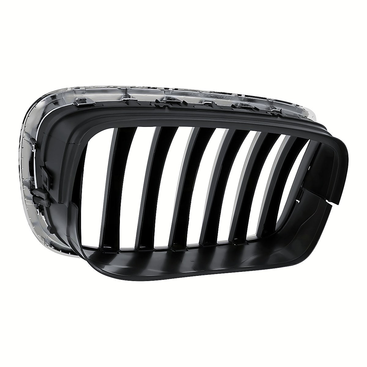 2007-2013 Bmw X5 Grille Driver Side Chrome/Black – Back View (BM1200180)