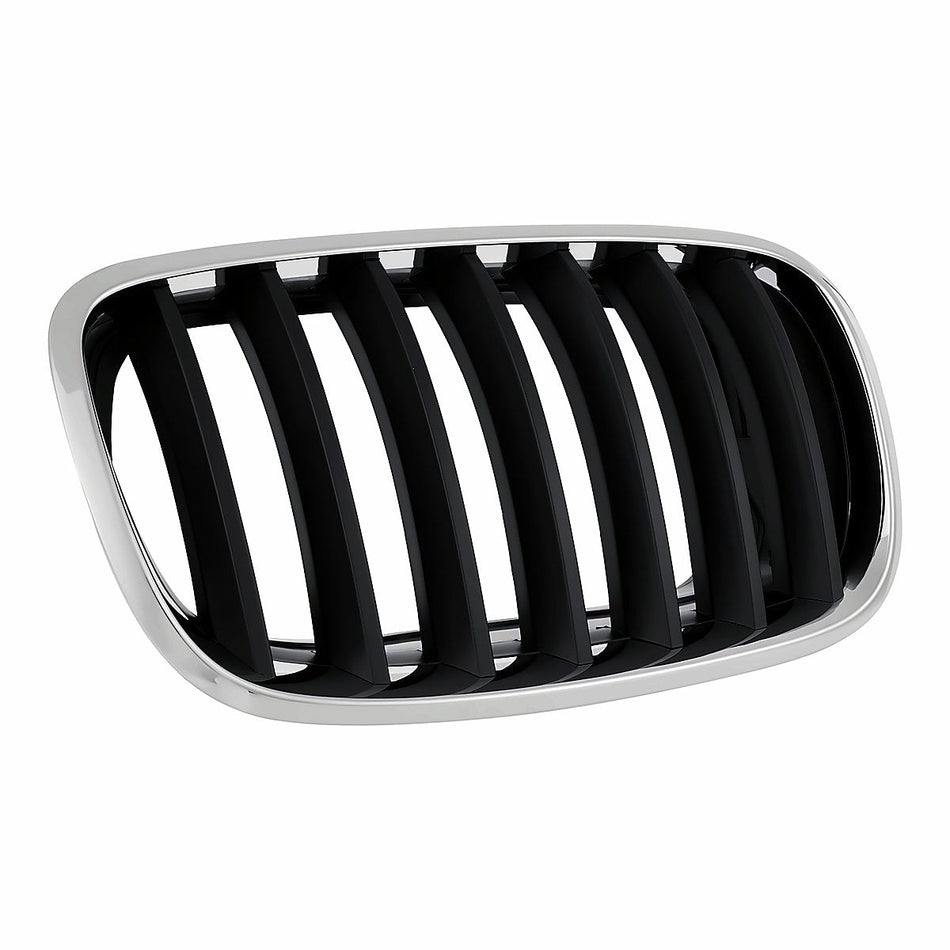 2007-2013 Bmw X5 Grille Passenger Side Chrome/Black – Side View (BM1200181)