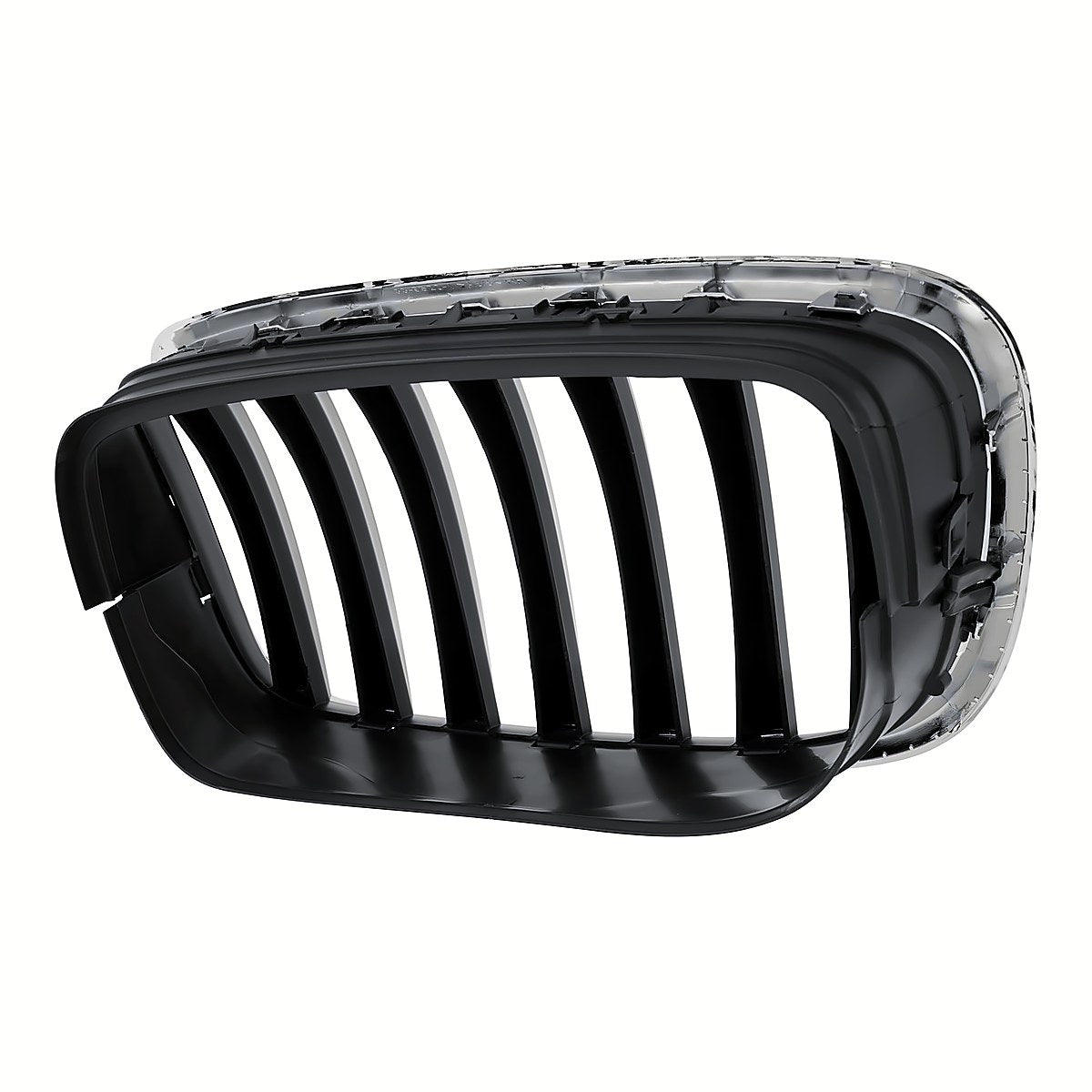 2007-2013 Bmw X5 Grille Passenger Side Chrome/Black – Back View (BM1200181)
