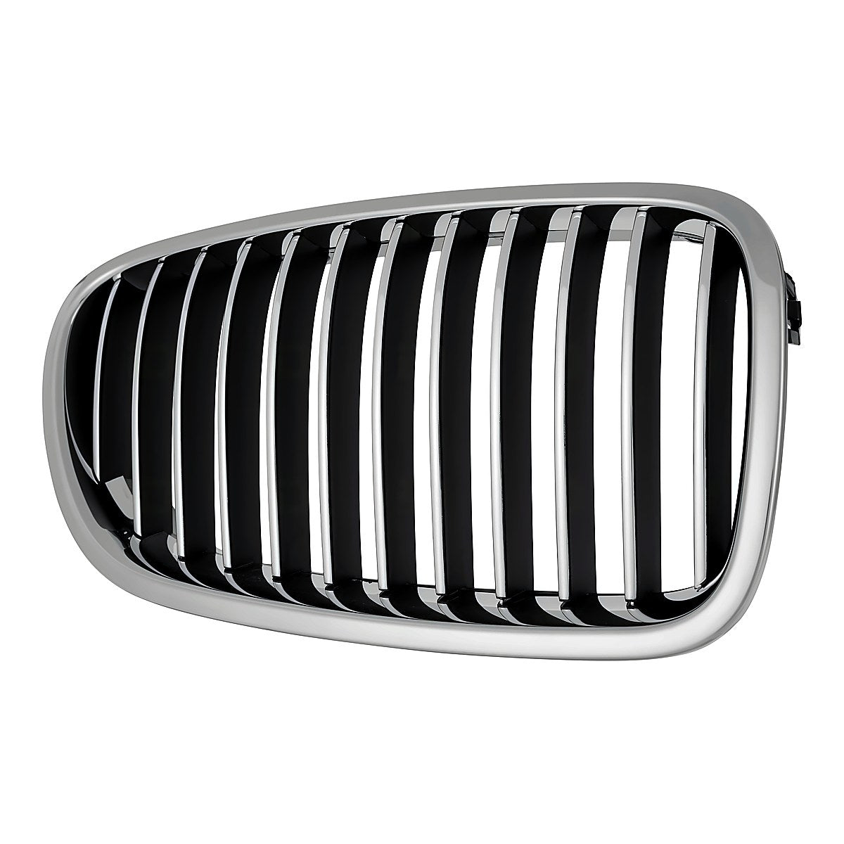 2011-2013 Bmw 5_Series Grille Passenger Side Chrome/Black Sdn Without Night Vision – Side View (BM1200195)