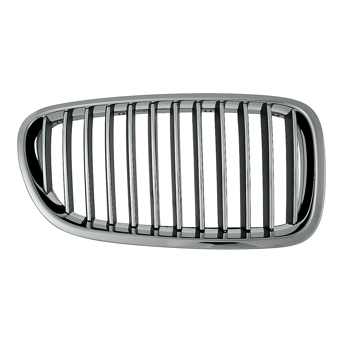 2011-2013 Bmw 5_Series Grille Passenger Side Chrome/Silver – Front View (BM1200199)