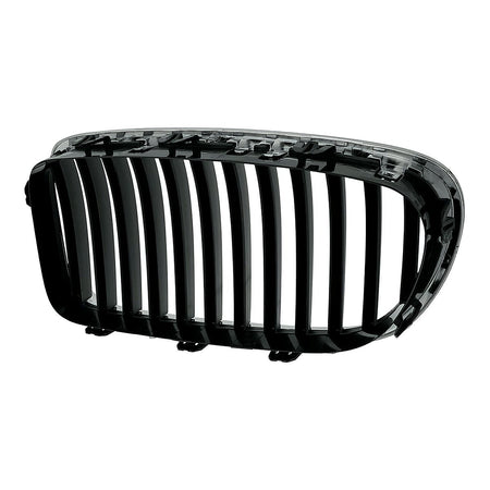 2011-2013 Bmw 5_Series Grille Passenger Side Chrome/Silver – Back View (BM1200199)