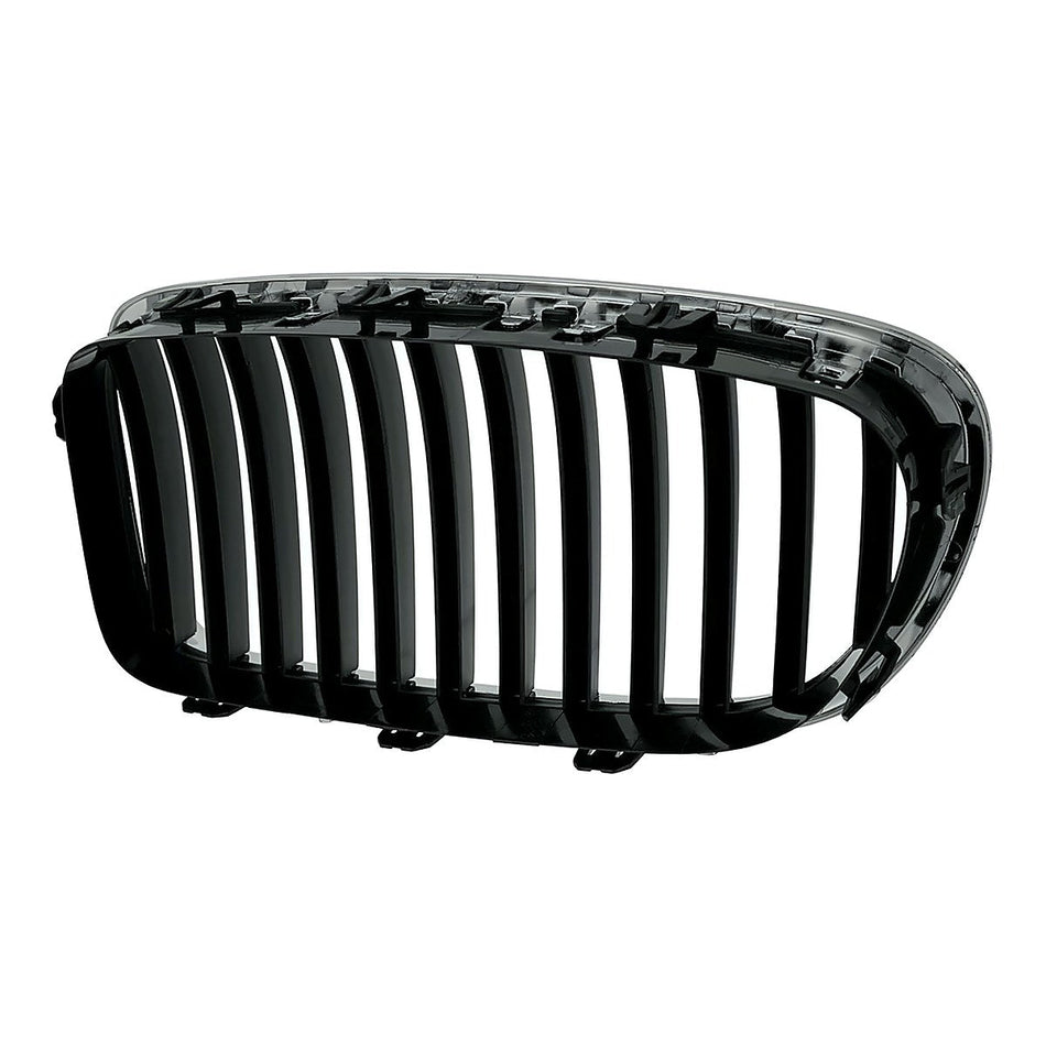 2011-2013 Bmw 5_Series Grille Passenger Side Chrome/Silver – Back View (BM1200199)