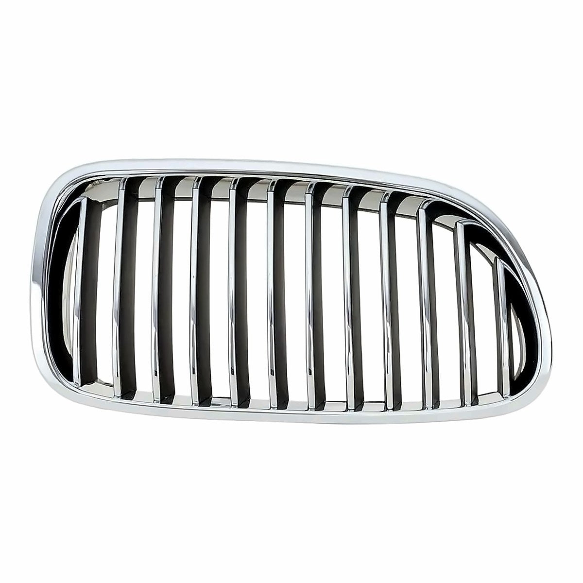 2011-2013 Bmw 5_Series Grille Driver Side Chrome/Silver – Front View (BM1200200)