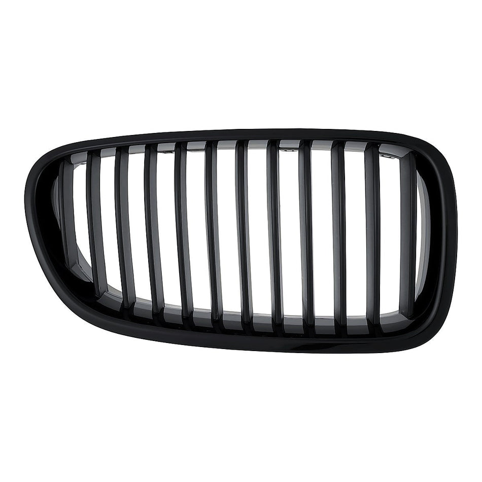 2011-2013 Bmw 5_Series Grille Passenger Side Primed Black – Front View (BM1200213)