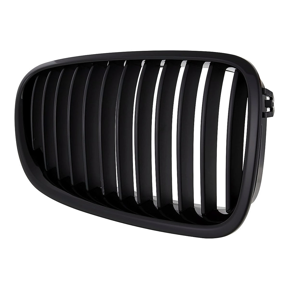 2011-2013 Bmw 5_Series Grille Passenger Side Primed Black – Side View (BM1200213)