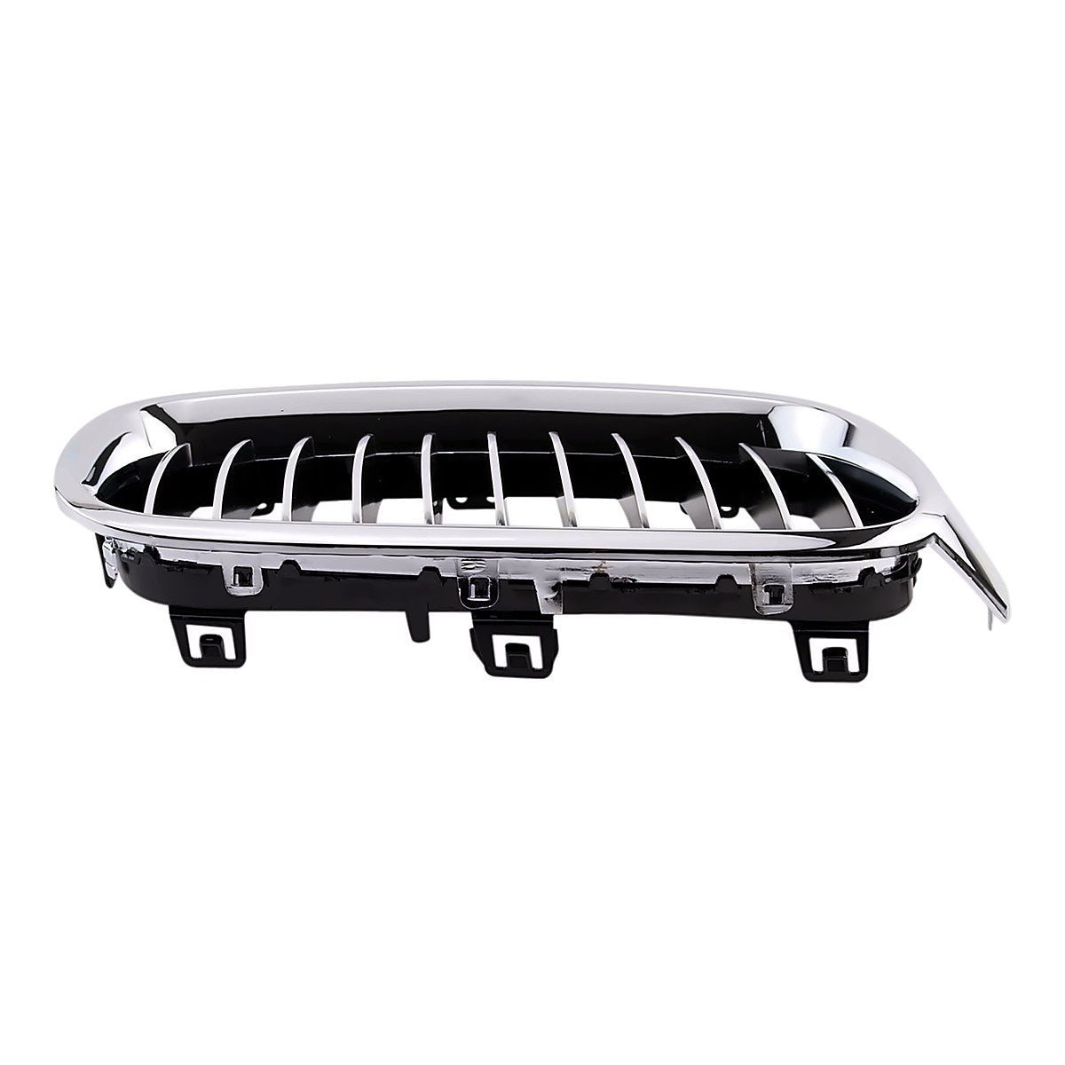 2012-2018 Bmw 3_Series_Sedan Grille Passenger Side Chrome/Black Luxury – Side View (BM1200233)