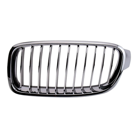 2012-2018 Bmw 3_Series_Sedan Grille Driver Side Chrome/Black Luxury – Front View (BM1200234)