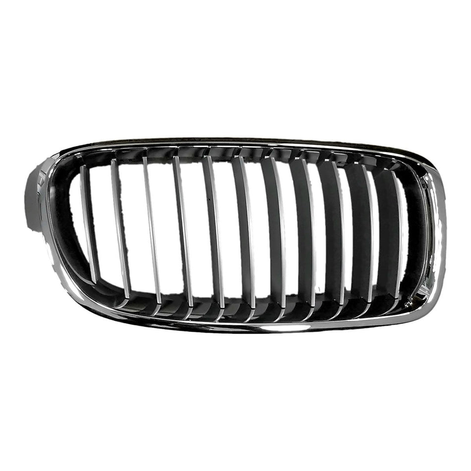 2012-2018 Bmw 3_Series_Sedan Grille Passenger Side Chrome/Silver – Front View (BM1200239)