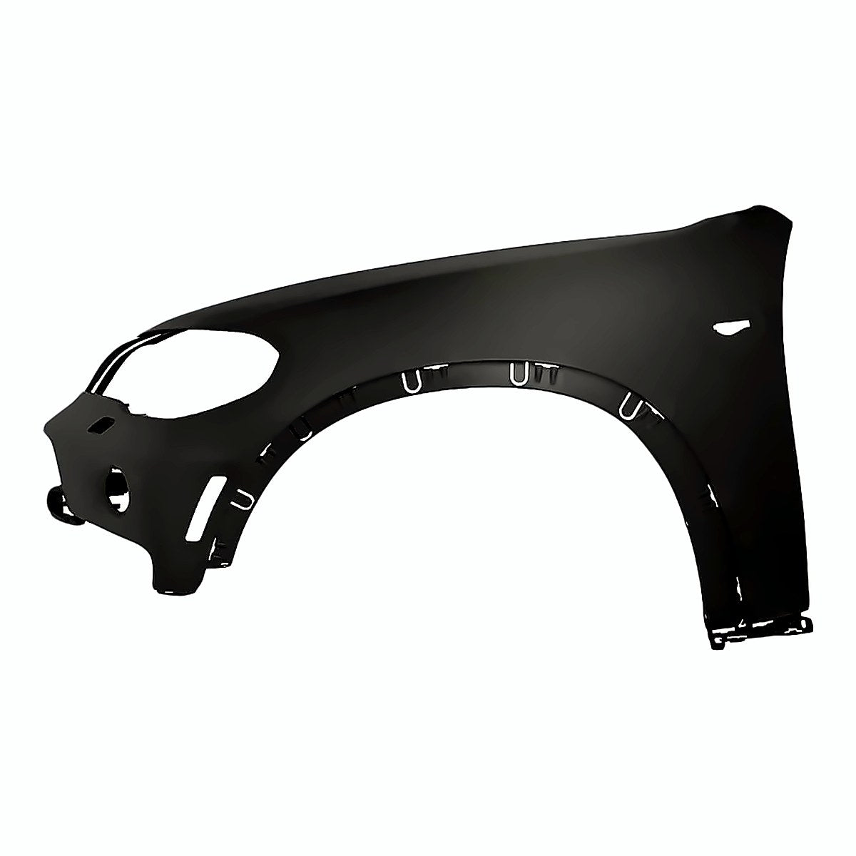 2007-2010 Bmw X5 Fender Front Driver Side With Side Lamp Hole With Headlight Washer Hole – Front View (BM1240146)