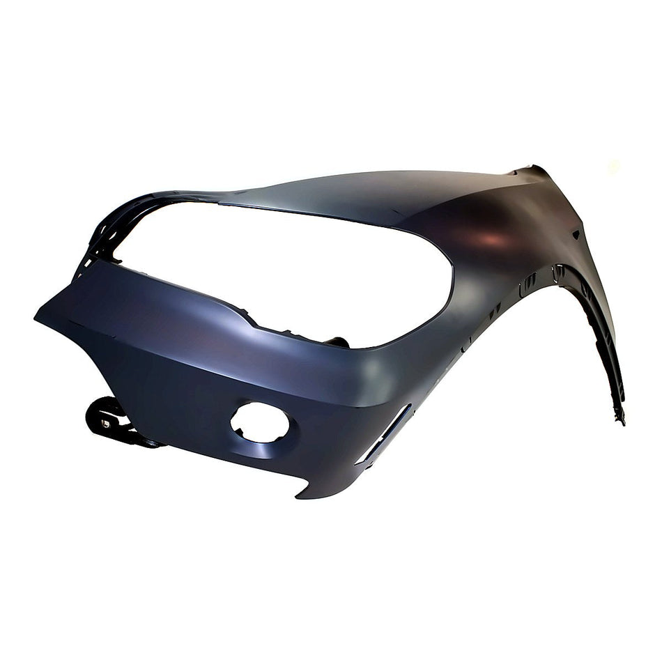 2007-2010 Bmw X5 Fender Front Driver Side With Side Lamp Hole With Headlight Washer Hole – Side View (BM1240146)