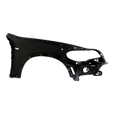 2007-2010 Bmw X5 Fender Front Driver Side With Side Lamp Hole With Headlight Washer Hole – Back View (BM1240146)