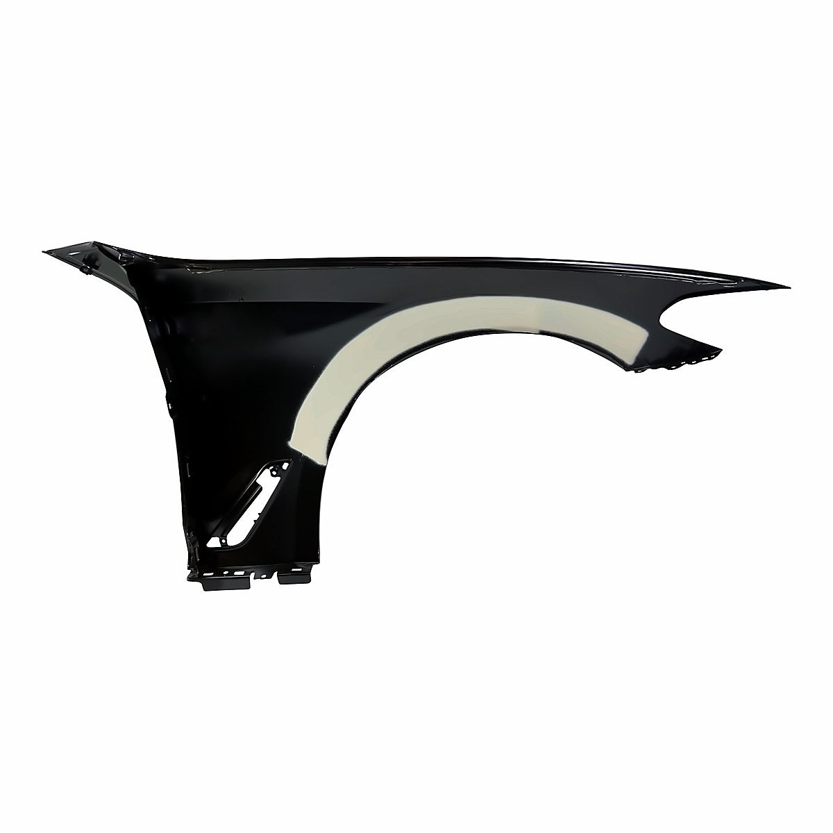 2017-2023 Bmw 5_Series Fender Front Driver Side Aluminium Exclude 530E Sdn Models – Back View (BM1240170)