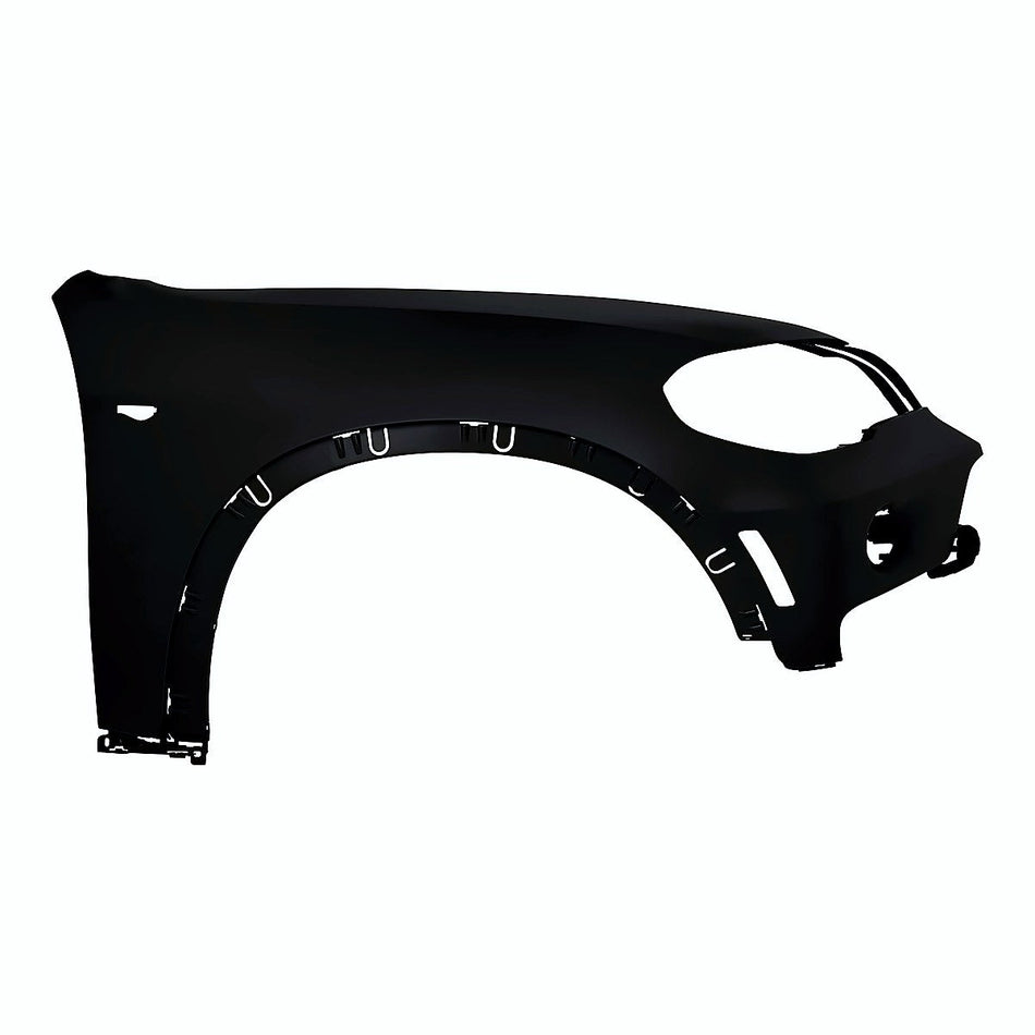 2007-2010 Bmw X5 Fender Front Passenger Side With Side Lamp Hole Without Headlight Washer Hole – Front View (BM1241145)