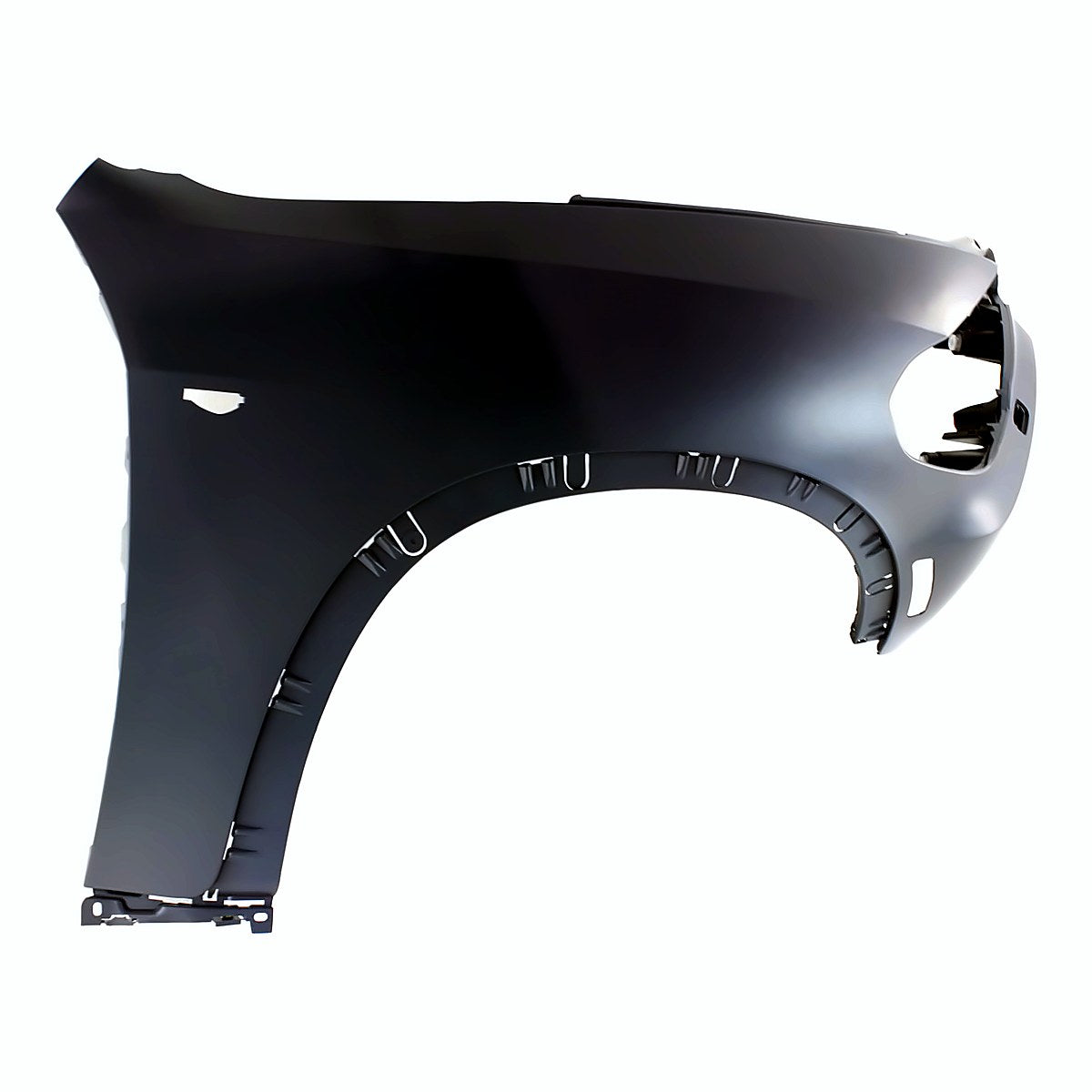 2007-2010 Bmw X5 Fender Front Passenger Side With Side Lamp Hole With Headlight Washer Hole – Front View (BM1241146)