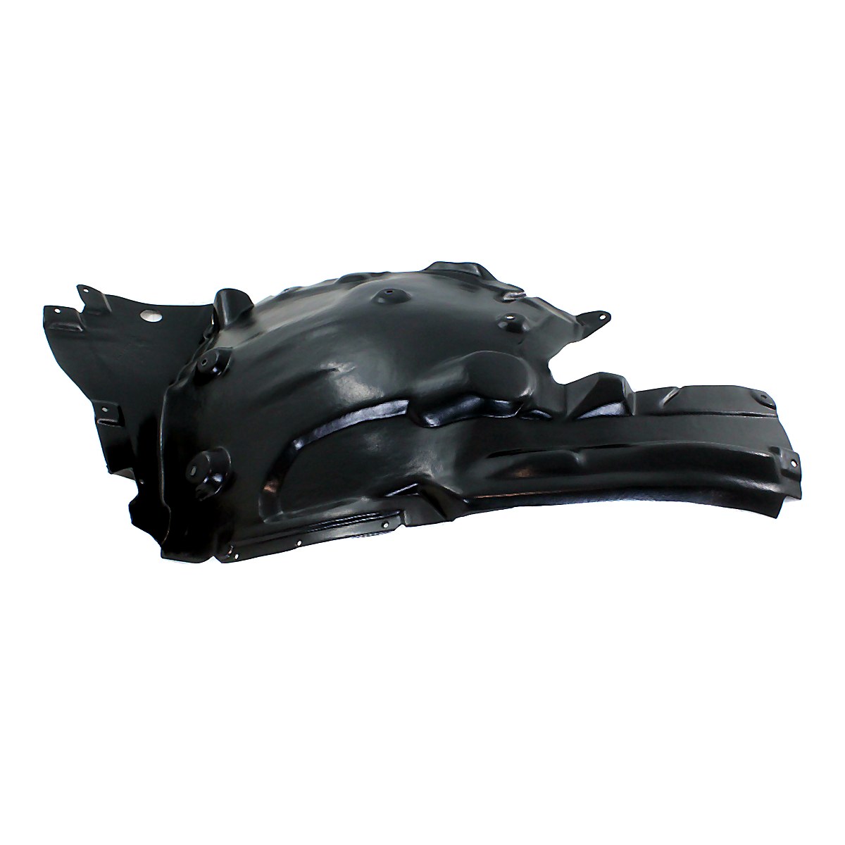 2011-2016 Bmw 5_Series Fender Liner Passenger Side Front Rear Half Of Two Pcs – Front View (BM1249124)