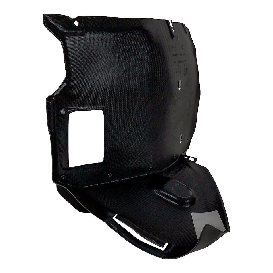 2000-2006 BMW 3 Series Wagon Fender Liner Front Driver Side - side angle, Part BM1250106