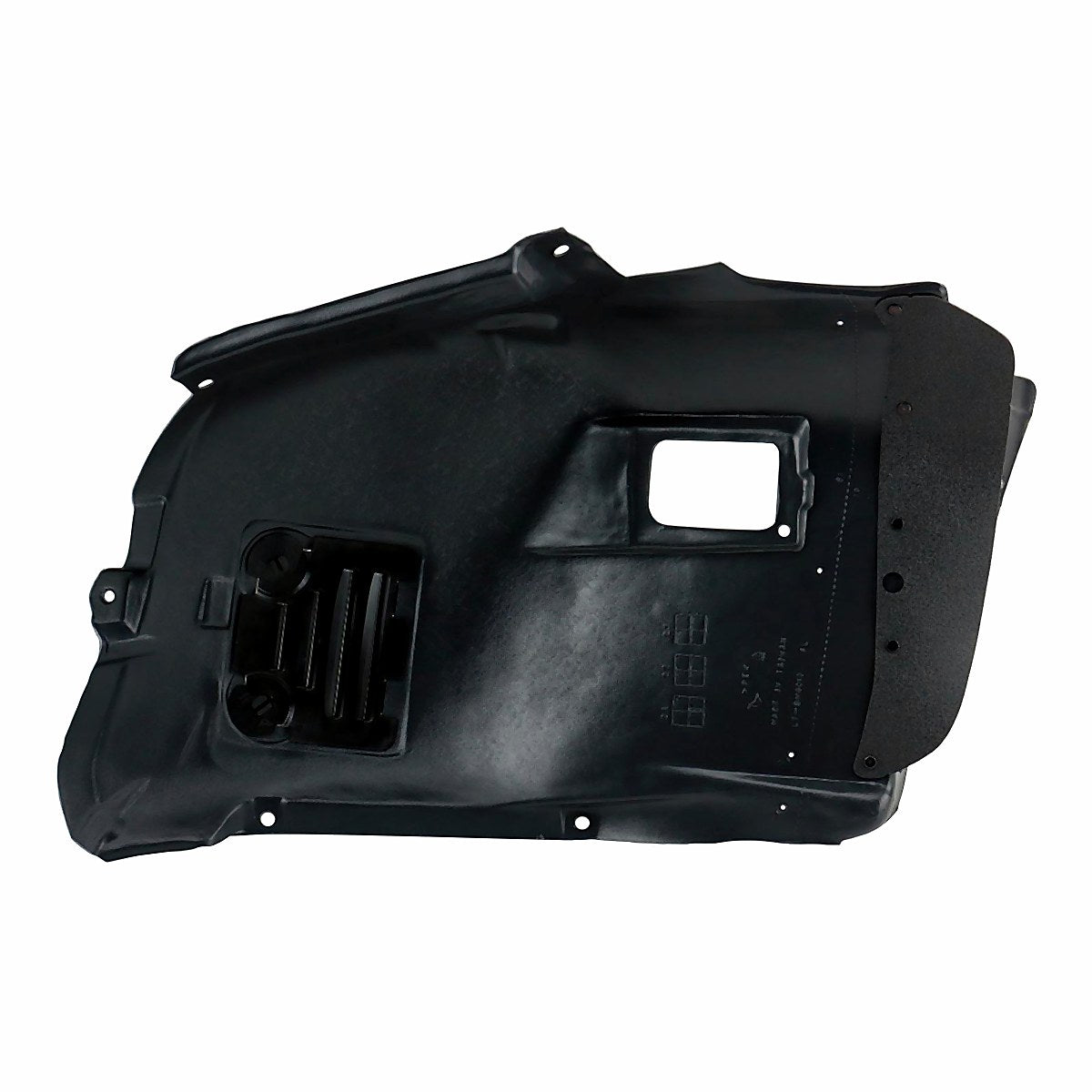 2006-2011 Bmw 3_Series_Sedan Fender Liner Driver Side Without M Sport Pkg (Front Section) – Side View (BM1250114)