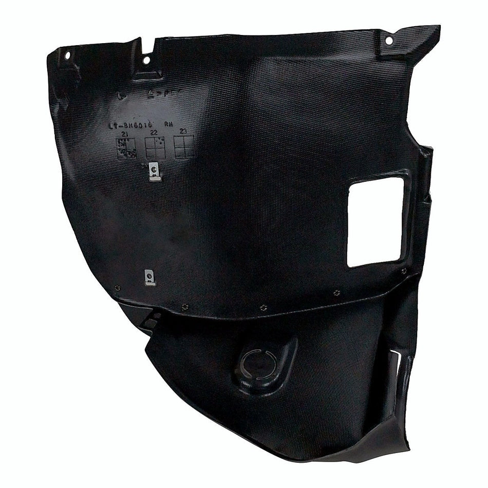 2000-2006 BMW 3 Series Wagon Fender Liner Front Passenger Side - product view, Part BM1251106