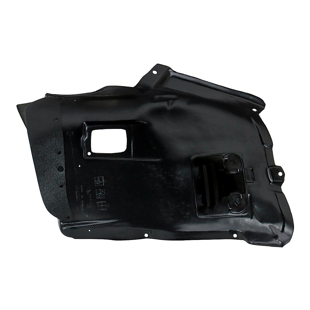 2006-2011 Bmw 3_Series_Sedan Fender Liner Passenger Side Without M Sport Pkg (Front Section) – Side View (BM1251114)