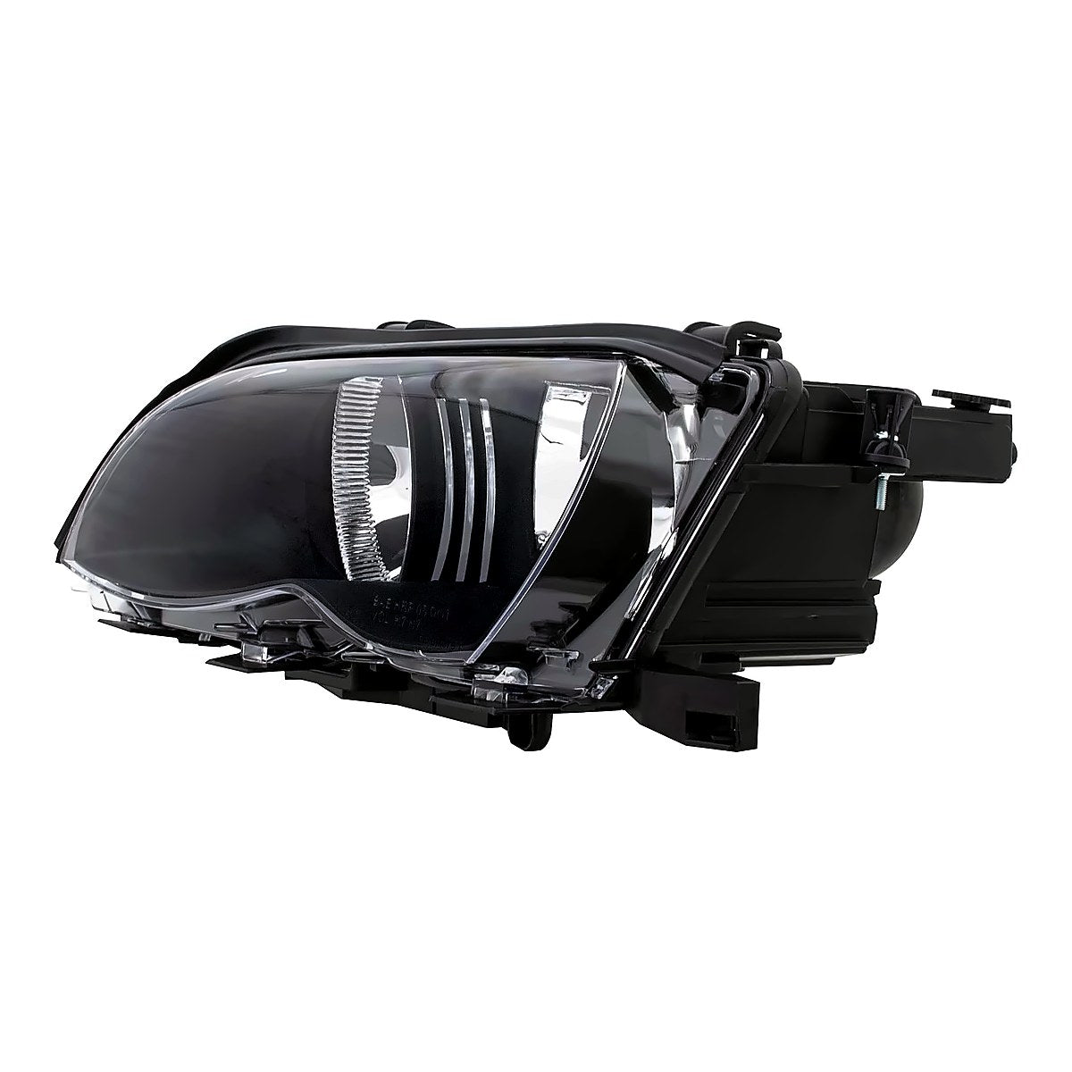2002-2005 Bmw 3_Series_Sedan Headlight Driver Side Halogen Black – Detail View (BM2502122)