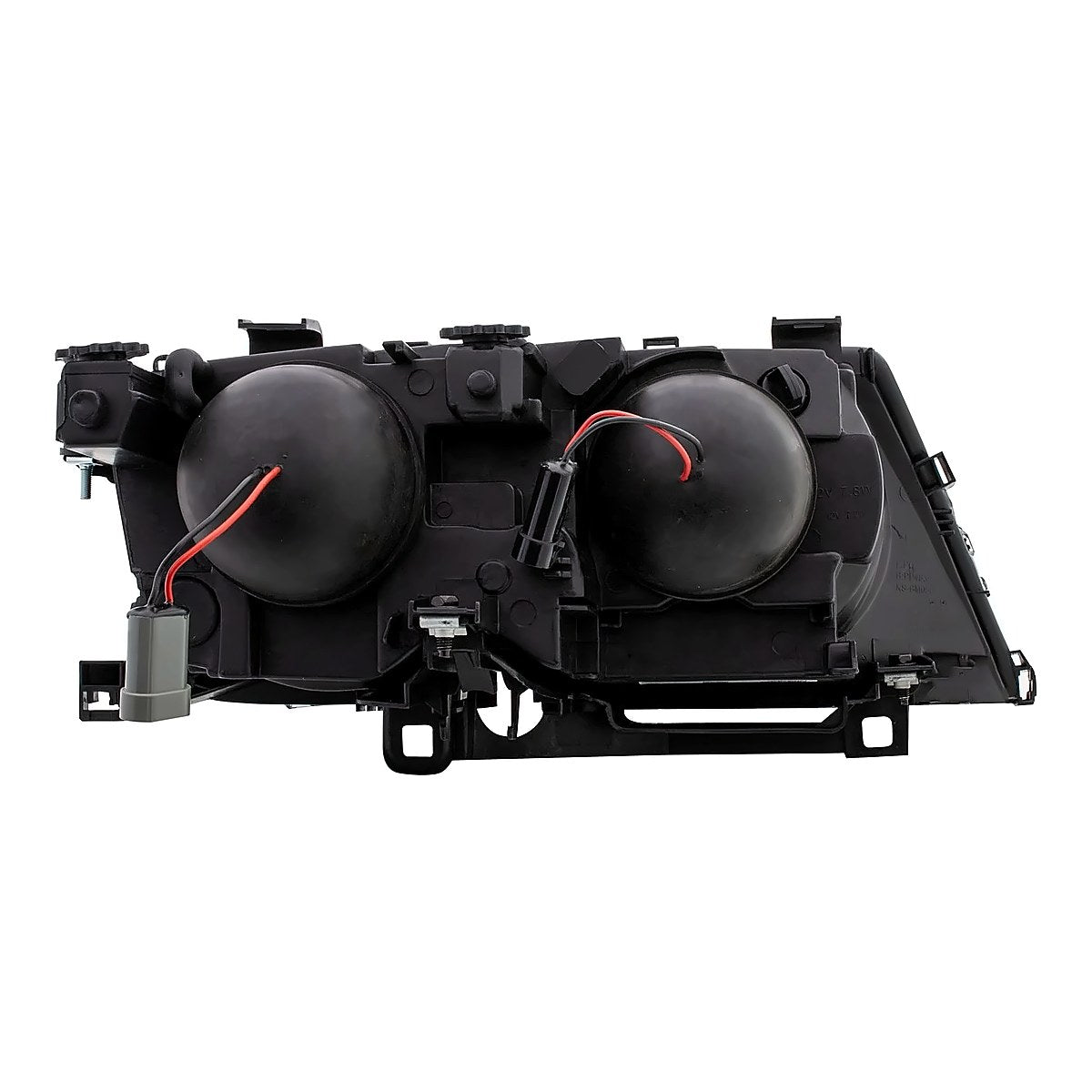 2002-2005 Bmw 3_Series_Sedan Headlight Driver Side Halogen Black – Back View (BM2502122)