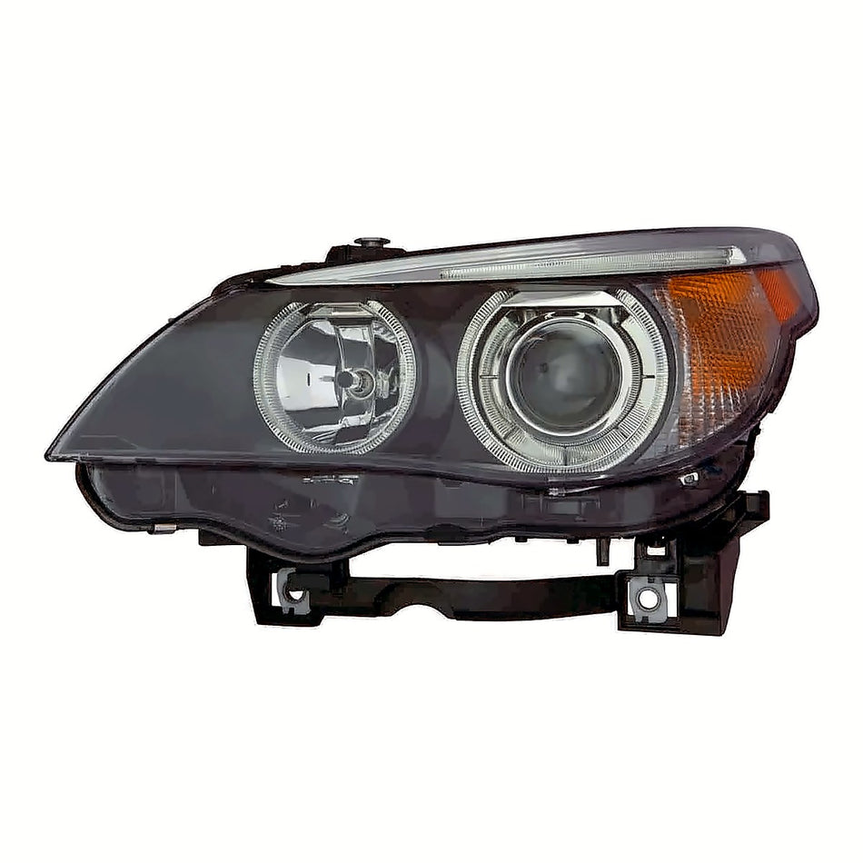 2004-2007 Bmw 5_Series Headlight Driver Side Hid Without Auto Adjust – Front View (BM2502125)