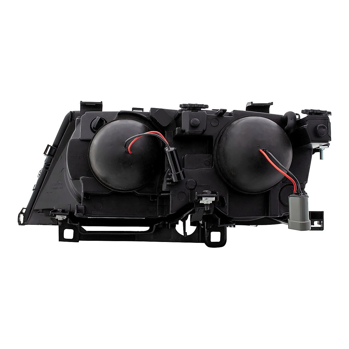 2002-2005 Bmw 3_Series_Sedan Headlight Passenger Side Halogen Black – Back View (BM2503122)