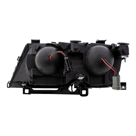 2002-2005 Bmw 3_Series_Sedan Headlight Passenger Side Halogen Black – Back View (BM2503122)
