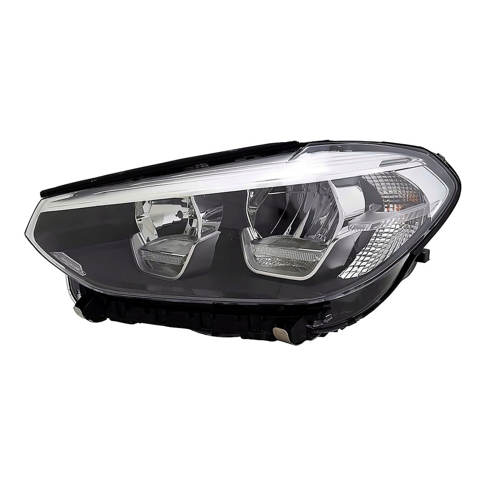 2018-2021 Bmw X3 Headlights Driver Side Without Full Led/Auto Highbeam/Logo – Front View (BM2518180)