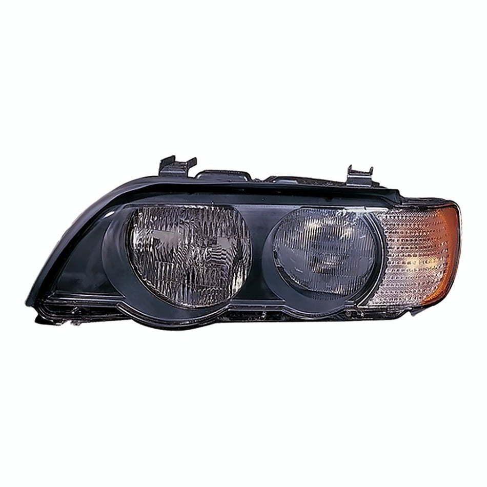 2000-2003 Bmw X5 Headlight Passenger Side Halogen White Turn Signal – Front View (BM2519110)