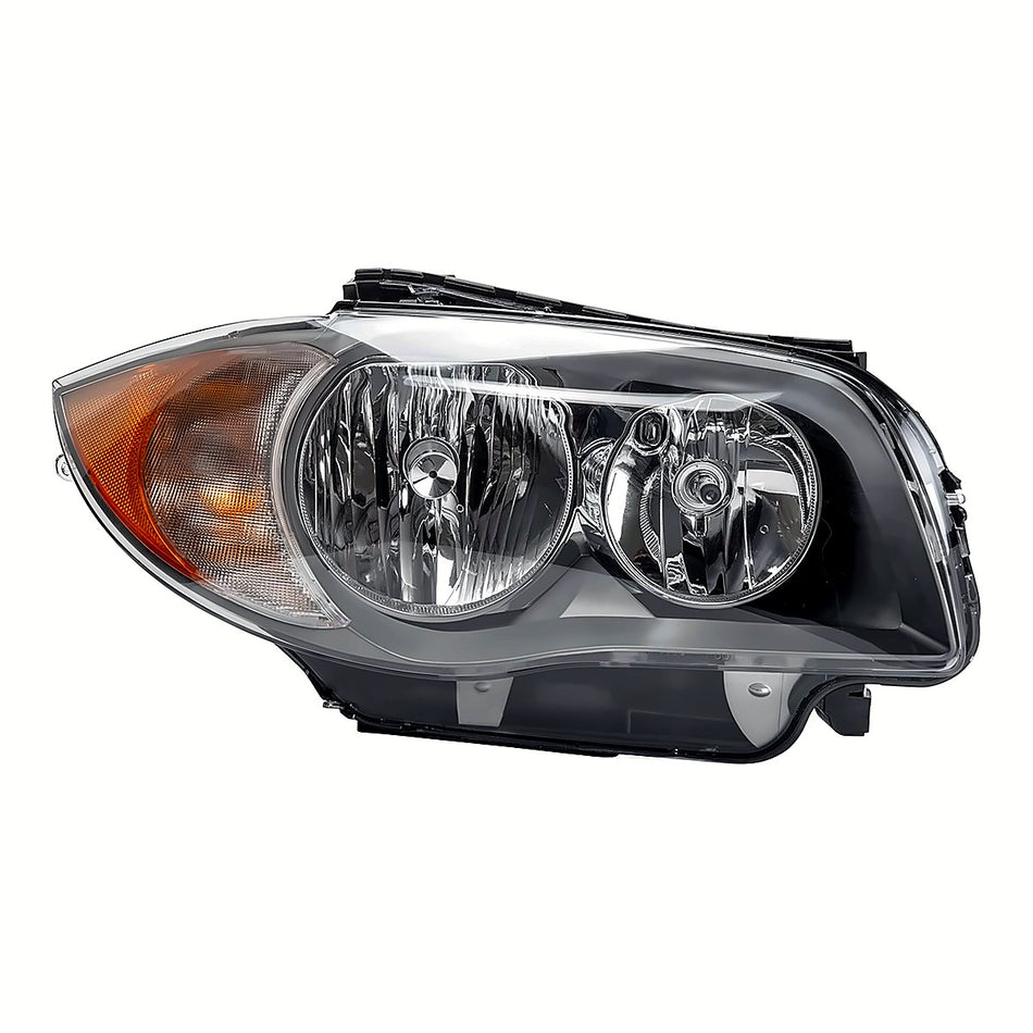 2008-2011 Bmw 1_Series Headlight Passenger Side Halogen – Front View (BM2519118)