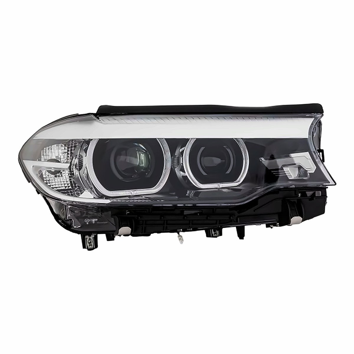 2017-2020 Bmw 5_Series Headlight Passenger Side Led Without Icon Adaptive/Logo – Front View (BM2519179)