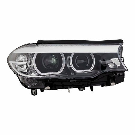 2017-2020 Bmw 5_Series Headlight Passenger Side Led Without Icon Adaptive/Logo – Front View (BM2519179)