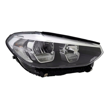 2018-2021 Bmw X3 Headlight Passenger Side Without Full Led/Auto Highbeam/Logo – Front View (BM2519180)