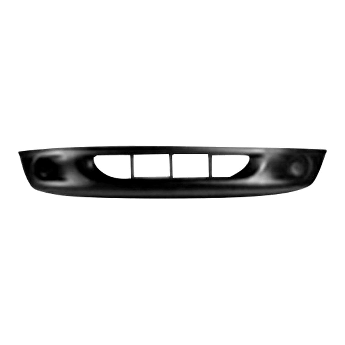 2001-2004 Dodge Dakota Bumper Lower Front Without Fog Hole Textured Gray_CH1000347