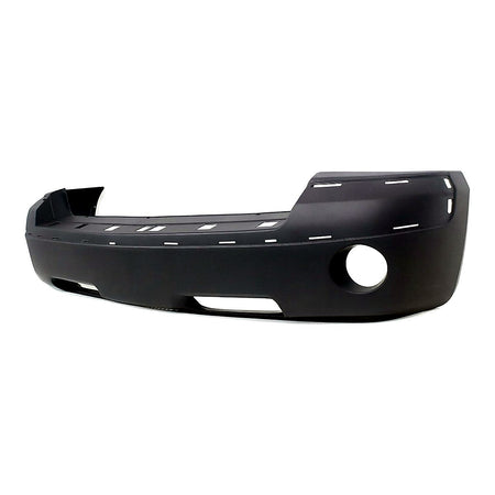 2005-2007 Dodge Dakota Bumper Front Textured Dark Gray With Fog Light Hole /Moulding Hole_CH1000894-2