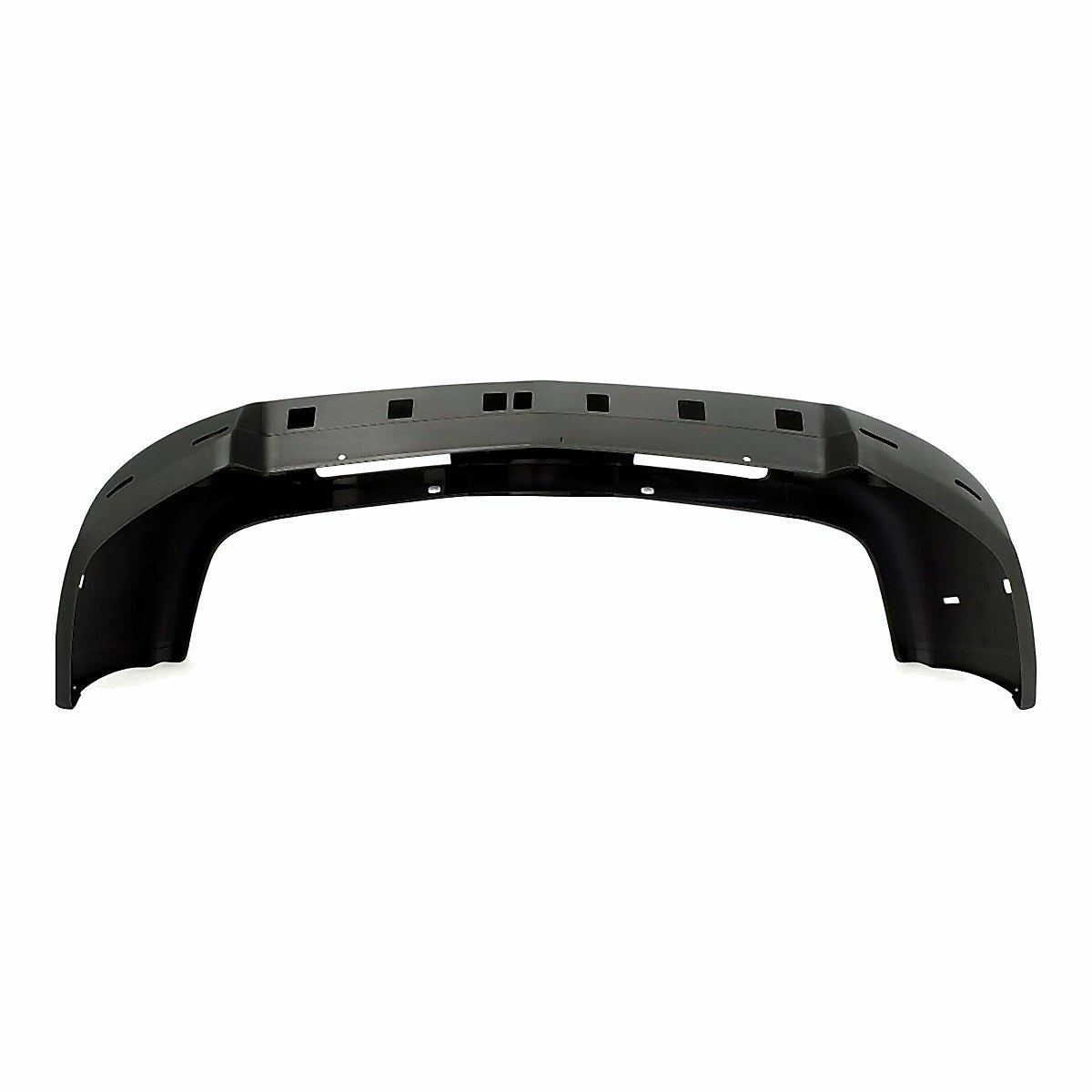 2005-2007 Dodge Dakota Bumper Front Textured Dark Gray With Fog Light Hole /Moulding Hole_CH1000894-3