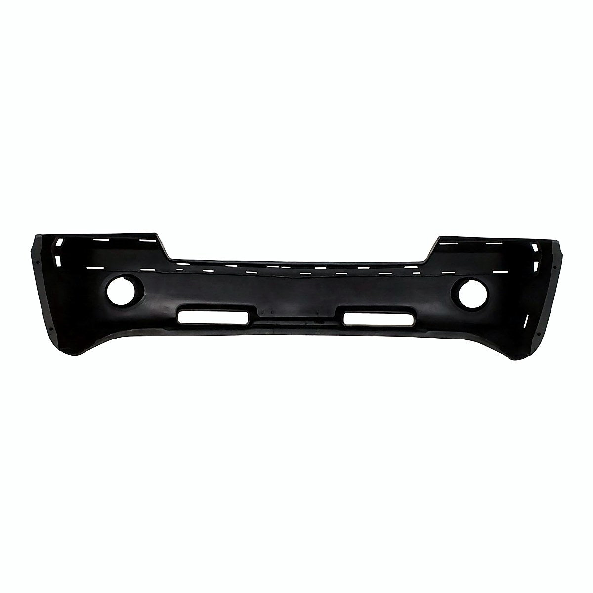 2005-2007 Dodge Dakota Bumper Front Textured Dark Gray With Fog Light Hole /Moulding Hole_CH1000894-4