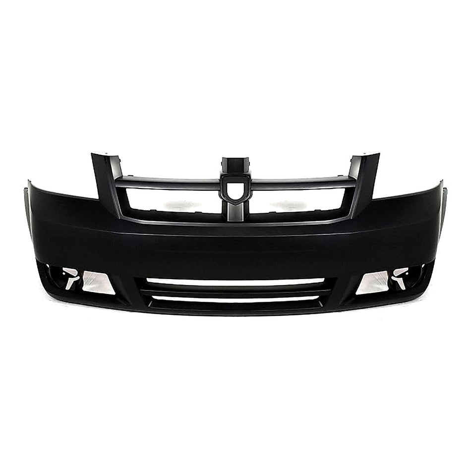 2008-2010 Dodge Caravan Bumper Front Primed (Se Model) With Built-In Grille_CH1000924