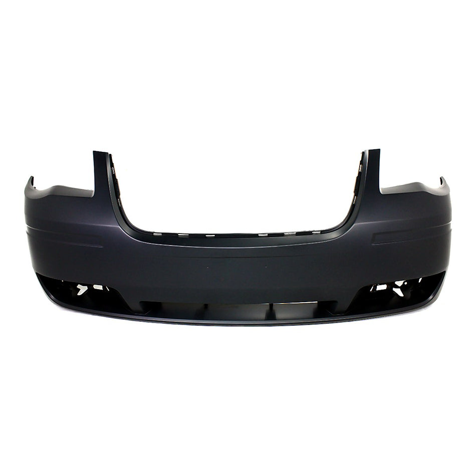 2008-2010 Chrysler Town_And_Country Bumper Front Primed Without Washer Hole And Mldg Hole_CH1000927
