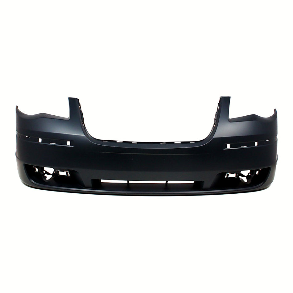 2008-2010 Chrysler Town_And_Country Bumper Front Primed Without Washer Hole With Moulding Hole_CH1000929